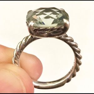 David Yurman Color Classics Ring w/ Prasiolite